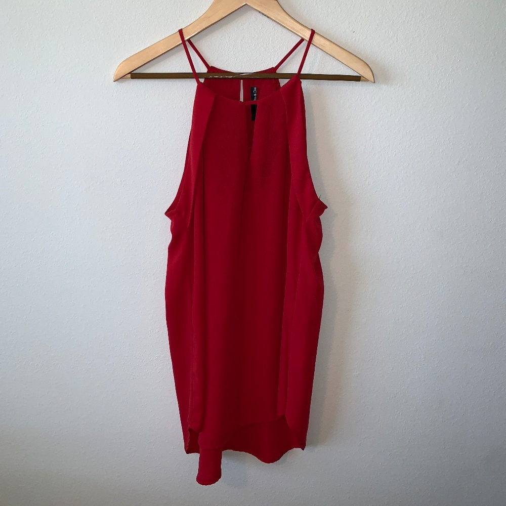Red blouse
